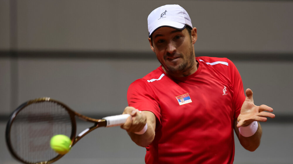 I Lajović sasvim popustio u Kraljevu: Slovačka na pragu pobede protiv Srbije u Dejvis kupu 1