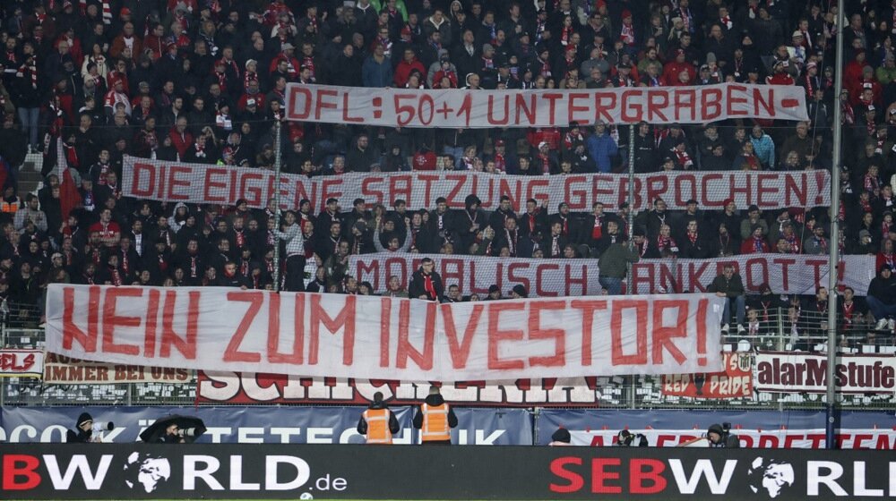 Navijači u Nemačkoj sprečili ulazak stranog kapitala u Bundesligu 1