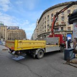 Trg Nikole Pašića u pripremni za rekonstrukciju (FOTO) 12
