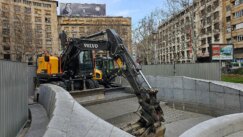 Trg Nikole Pašića u pripremni za rekonstrukciju (FOTO) 3