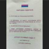 "Ko sme, taj ume": "Narodna odbrana" flajerima u Mitrovici savetuje kako razbiti auto "Kurtijeve policije" i pružiti otpor; Srpska lista: Podmetačina 5