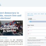 Međunarodni evropski pokret pokrenuo peticiju podrške demokratiji u Srbiji 1