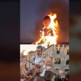 Nedopustiv čin primitivizma i hronična mržnja prema srpskom narodu: SNS Kragujevac reagovao povodom spaljivanja lutki predsednika Vučića i Putina 11