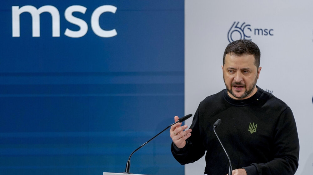 Zelenski u Minhenu: Ukrajinski nedostatak municije i oružja dugog dometa pogoduje Rusiji 1