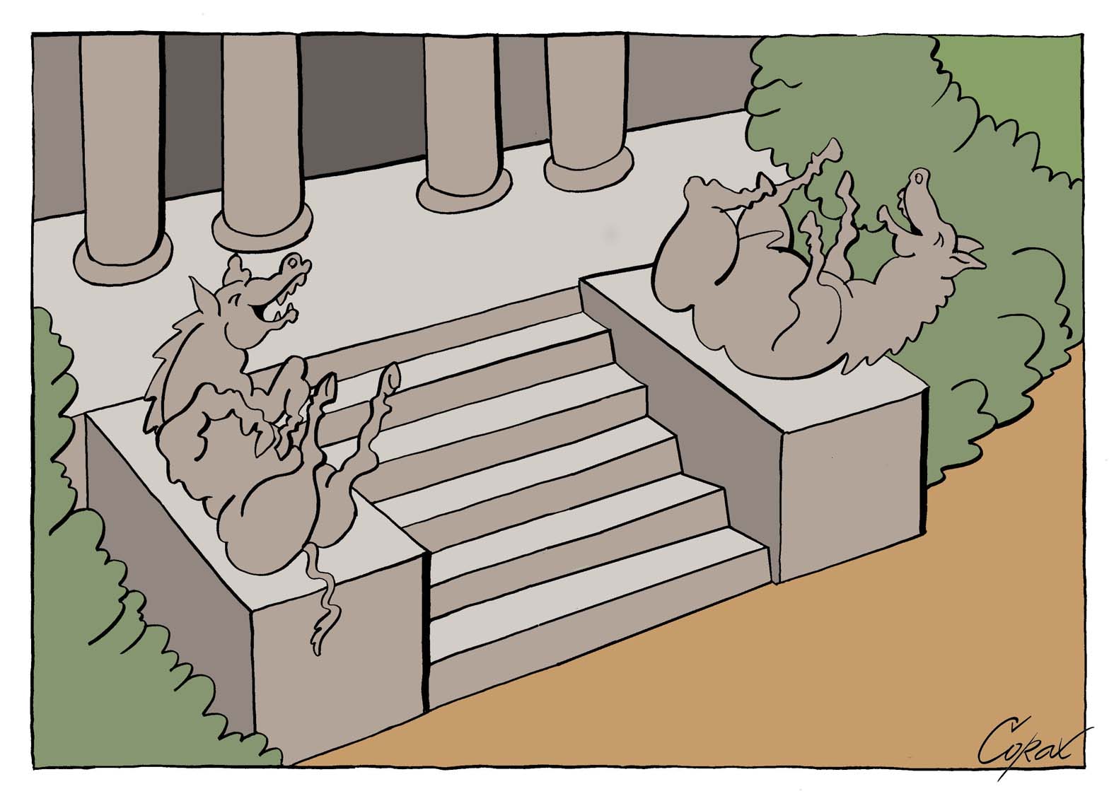 Koje karikature Predraga Koraksića Koraksa su obeležile nedelju za nama? 3