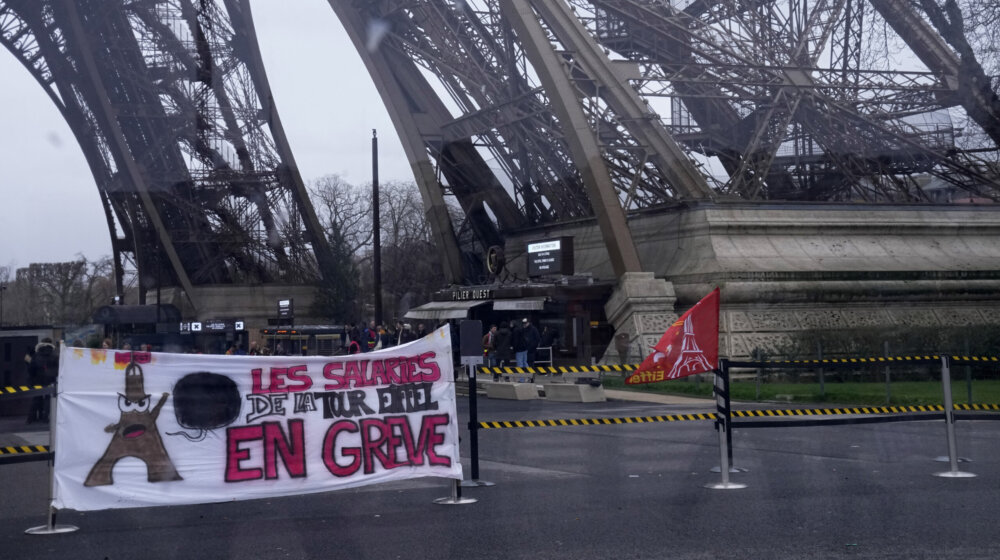 Ajfelova kula i danas zatvorena zbog štrajka 1
