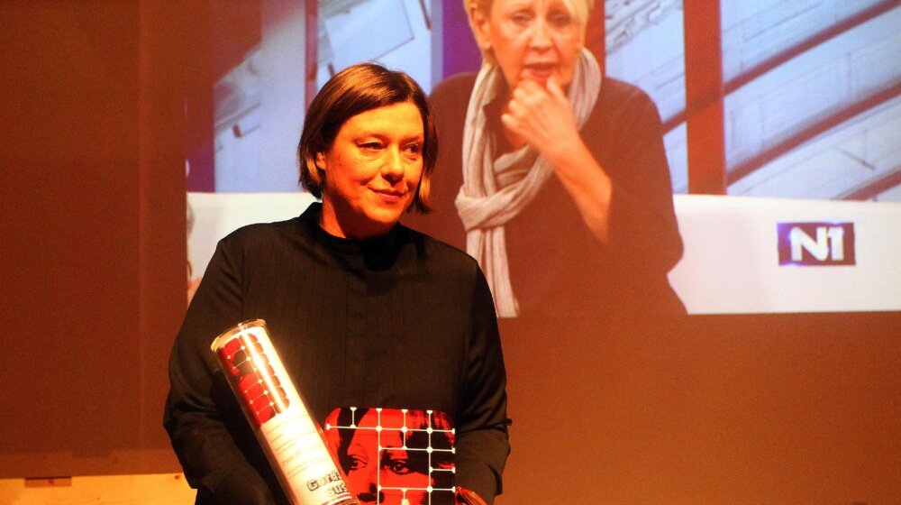 Nagrada 'Gordana Suša' uručena novinarki N1 Hrvatska Ivani Dragičević 1