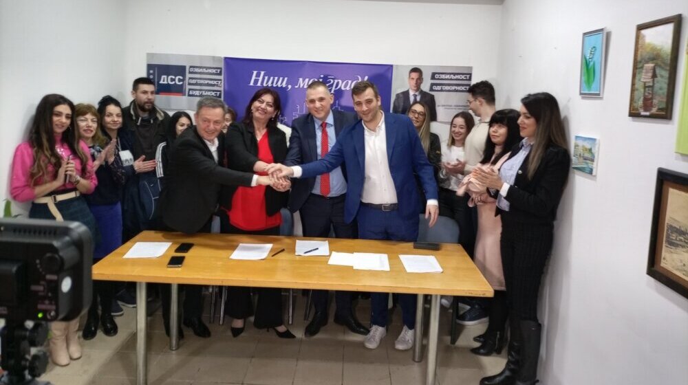 Nova DSS i koalicija "Niš moj grad" zajednički će nastupiti na lokalnim izborima ove godine 1