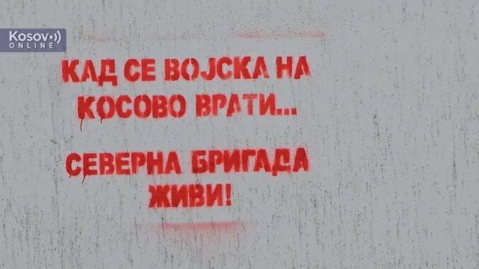 U četiri opštine na severu Kosova novi grafiti koje potpisuje "Severna brigada" 2