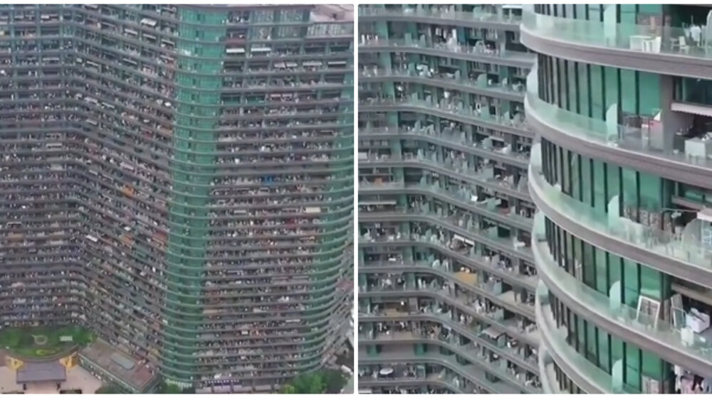 Ovako izgleda stambeni blok u Kini u kom živi 20.000 ljudi: Cene stanova će vas iznenaditi 1