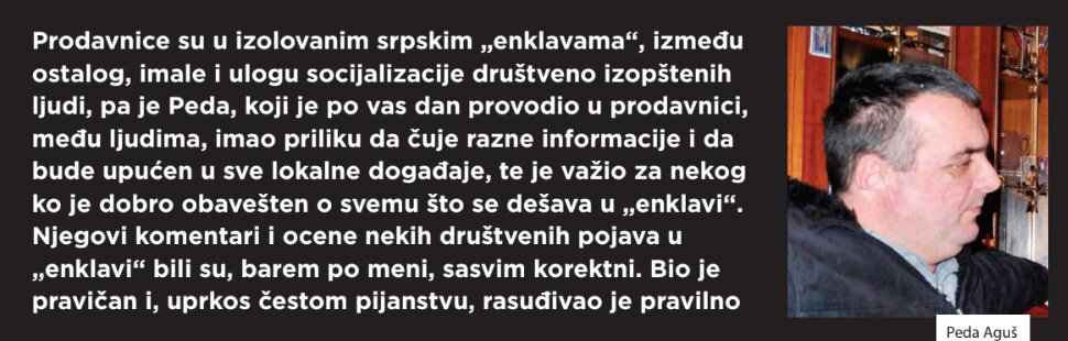 "Nikada se nije žalio, nikom nije zavideo": Mali čovek iz srpske enklave u Orahovcu - Peda Aguš 2