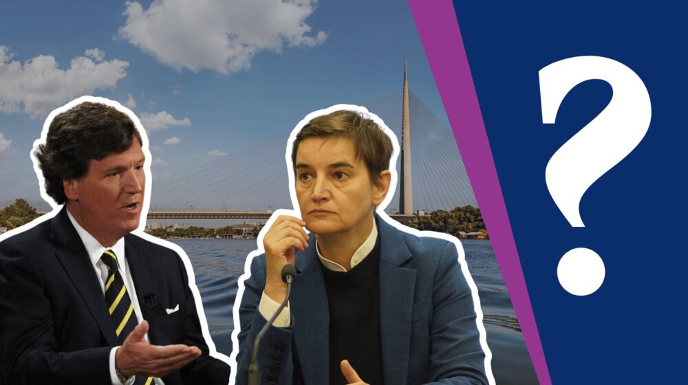 "Znak da smo kao država u problemu": Sagovornici Danasa o premijerkinoj najavi dolaska Takera Karlsona u Srbiju 1