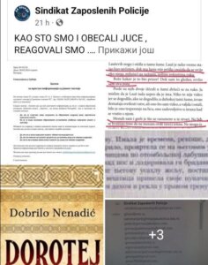 Sindikat objavio delove romana "Dorotej" koje smatra neprikladnim "Zbog naše vere, kulture, roditeljskog vaspitanja": Sindikat zaposlenih policije odgovara zašto im smeta "Dorotej" 2