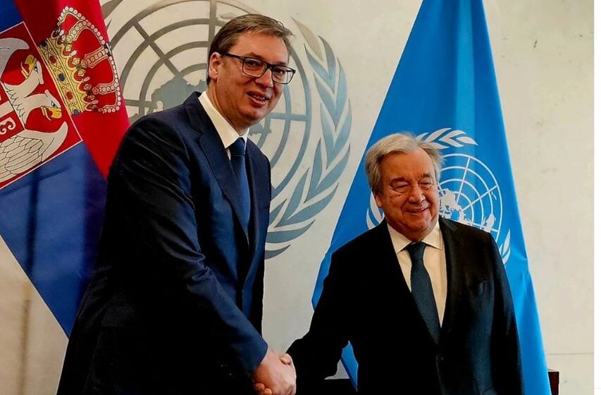 Vučić: Sumiranje poruka sa sednice Saveta bezbednosti UN o Kosovu, sa Guterešom 1