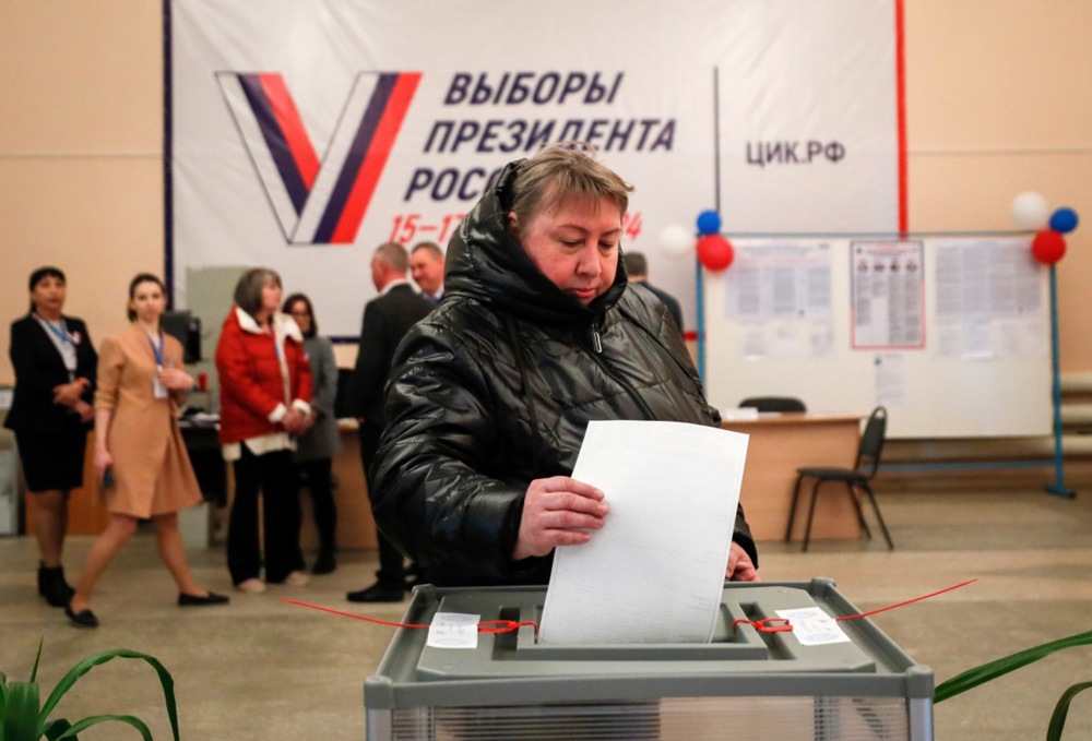 Kako su predsednički izbori u Rusiji izgledali kroz objektiv fotoaparata? (FOTO) 2