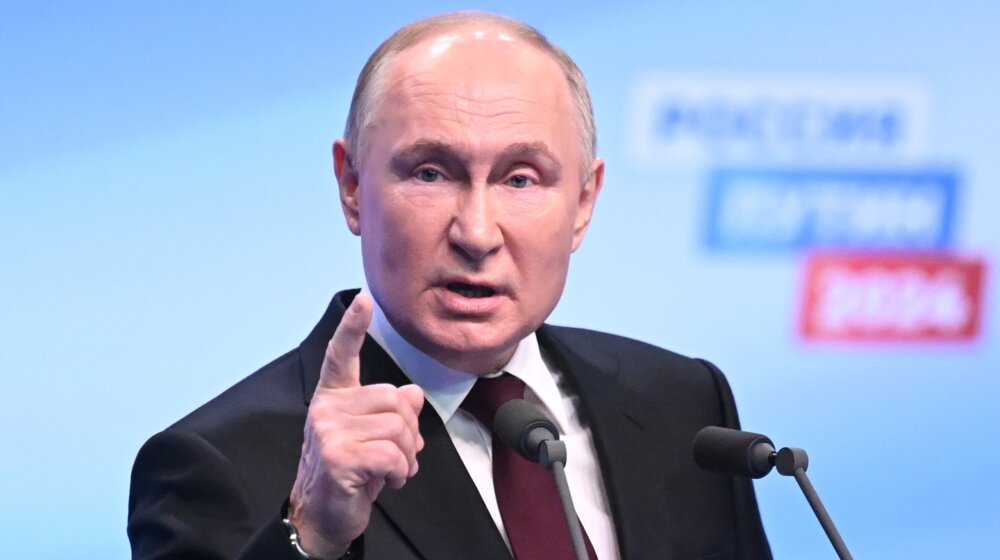 Oglasio se Putin: Proglasio pobedu na predsedničkim izborima u Rusiji 1