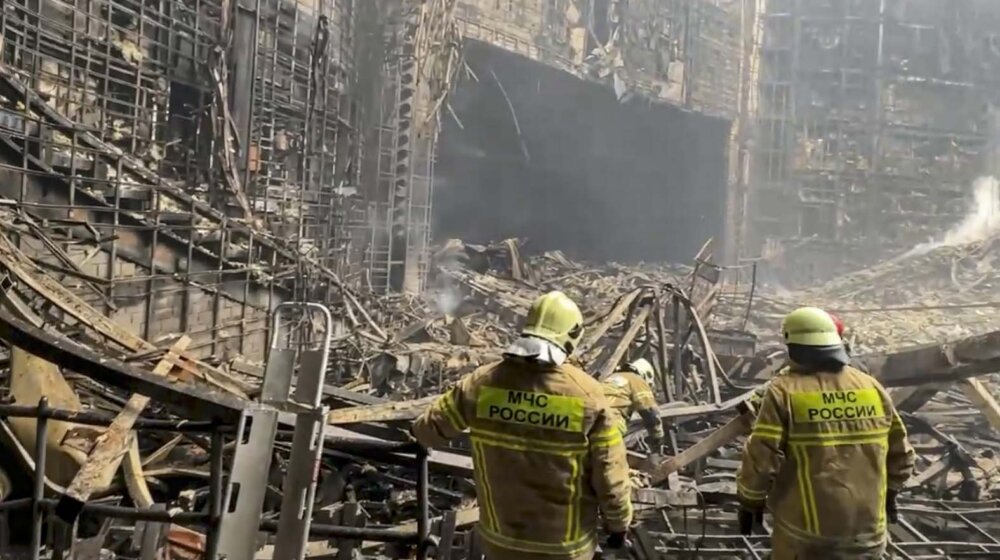 Terrorist attack in the Crocus City Hall concert venue in Moscow