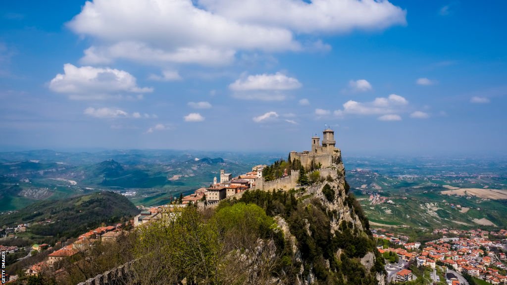 Guaita fortress on Monte Titano, San Marino