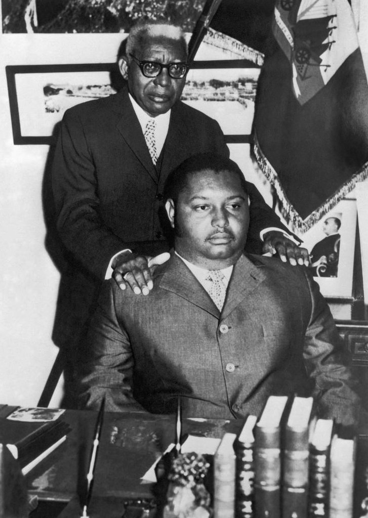 François "Papa Doc" Duvalier and his son Jean Claude "Baby Doc"