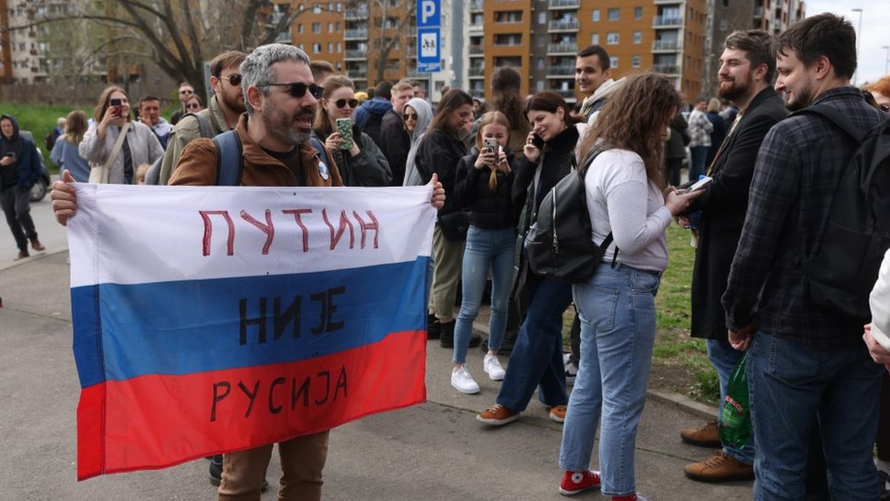 rusi, glasanje, rusi glasaju u Beogradu