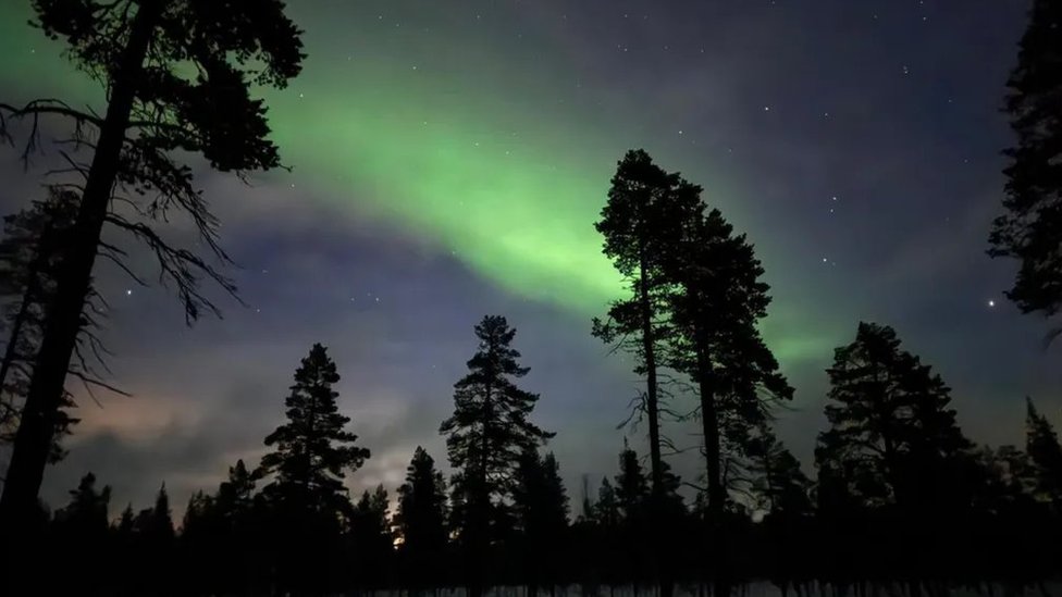 Polarna svetlost, Finska