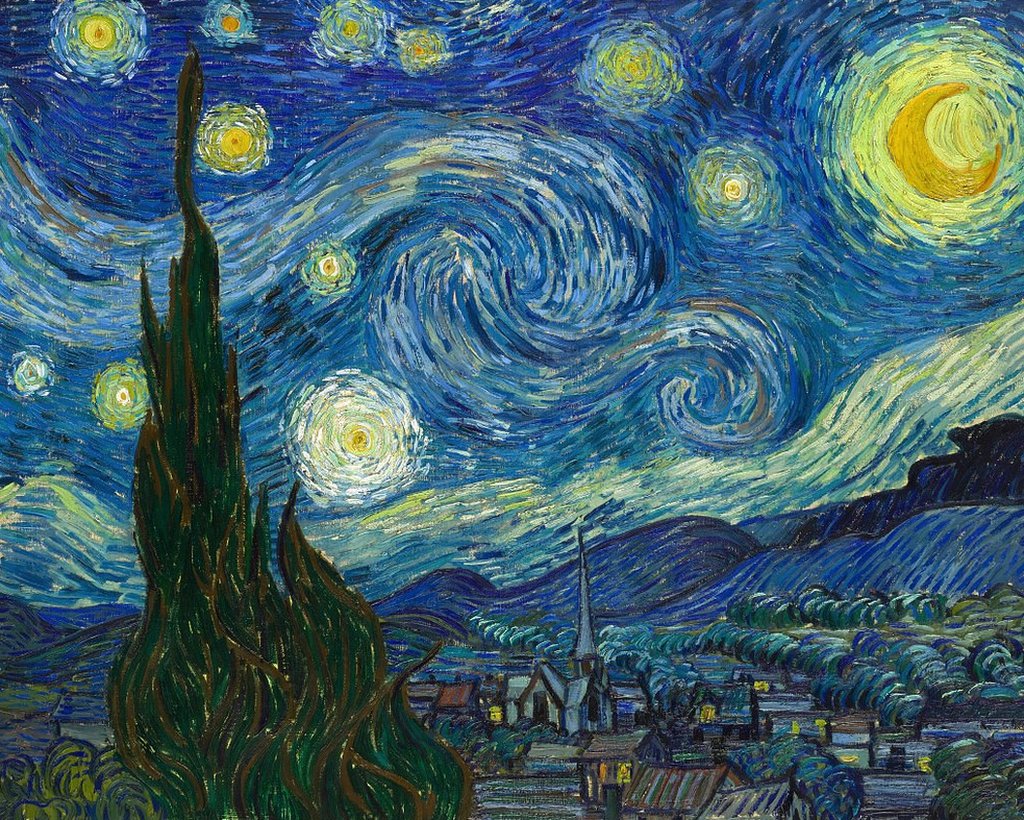 The Starry Night by Vincent van Gogh