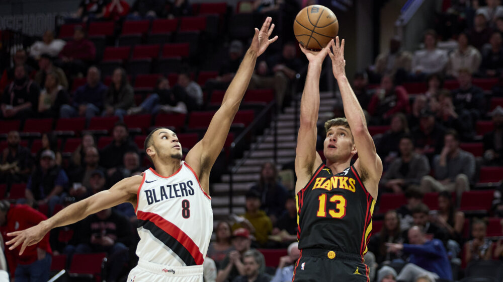 Za sada okruglo 200: Može li Bogdan Bogdanović da postane rekorder Atlante po broju trojki u jednoj sezoni? 1