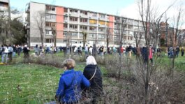 Protest građana zbog najavljene izgradnje crkve kod Štranda u Novom Sadu (FOTO) 6