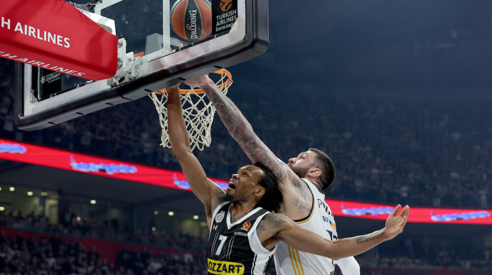 Real ponovo koban za Partizan, crno-beli stali u finišu treće četvrtine 1