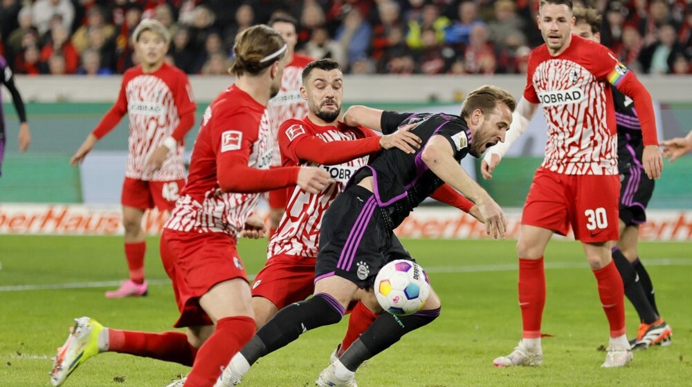 Bajernova 2.000. utakmica u Bundesligi, ali ne i 1.207. pobeda: I Frajburg potkopao tron ispod suverena nemačkog fudbala 1
