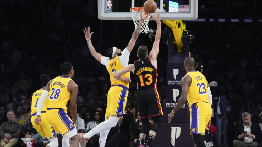 Ubedljiv poraz Atlante od Lejkersa, 17 poena Bogdanovića 1