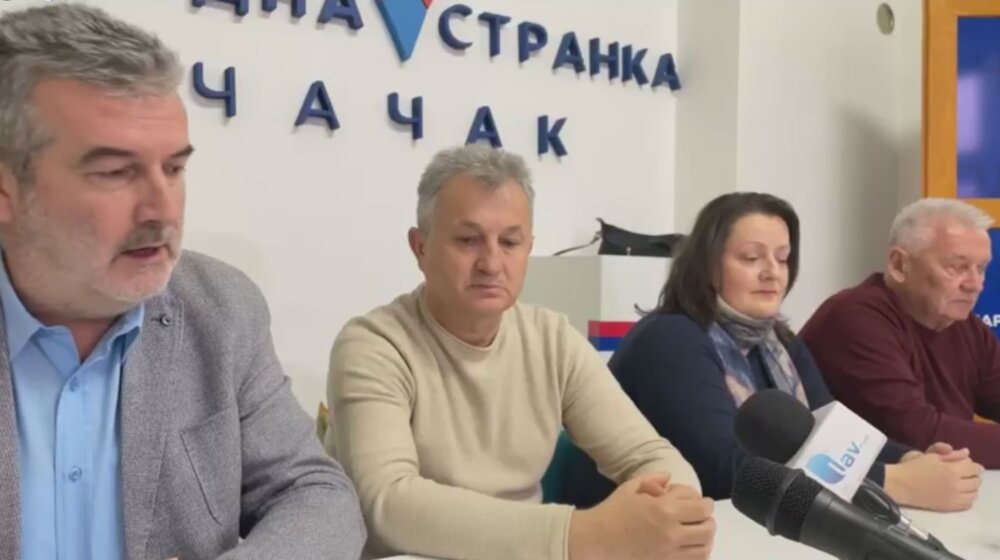 Četiri opozicione partije napravile koaliciju za izbore u Čačku 1