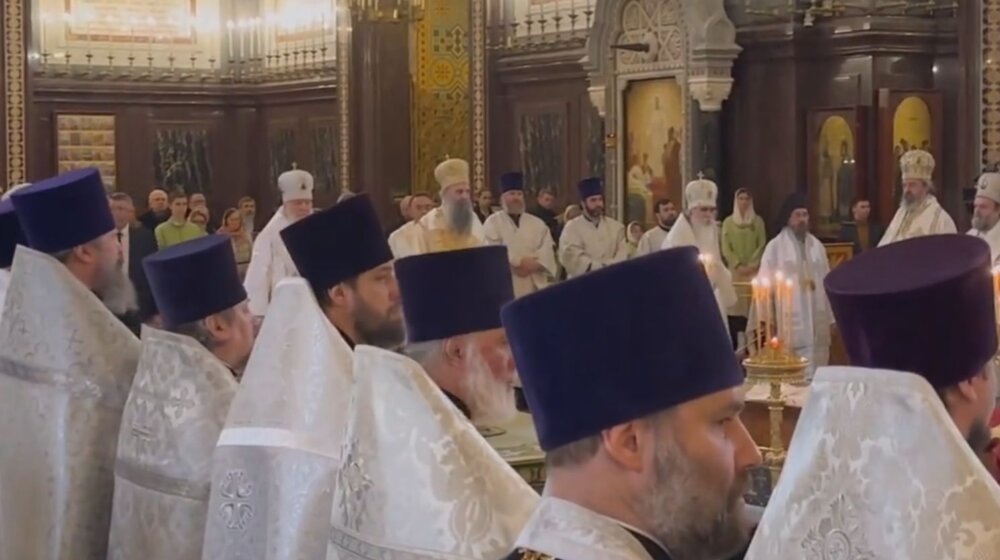 Poslanici Skupštine Srbije prisustvuju sahrani vladike Antonija u Moskvi 1