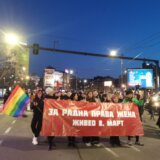 Incidenti na osmomartovskom maršu u centru Beograda: Muškarac lomio LGBT zastavu (VIDEO, FOTO) 22