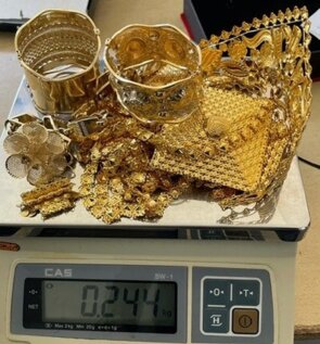 Na carini zaplenjeno zlato vredno preko 70.000 evra (FOTO) 2