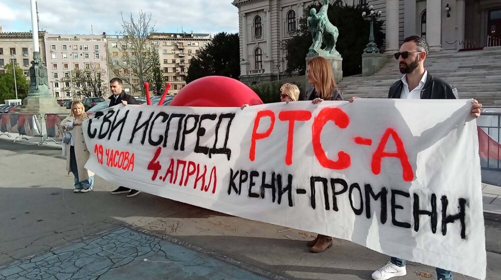 Kreni - promeni: U četvrtak ispred RTS, uz spot i figuru puža, protiv lobotomije o litijumu 1