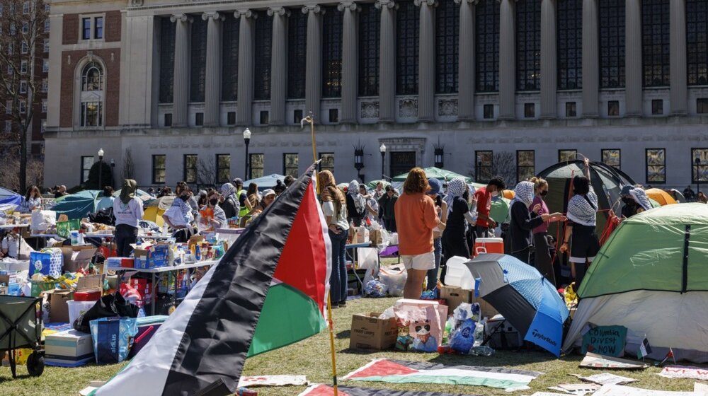 Demonstracije u znak podrške Palestini na američkim fakultetima 11