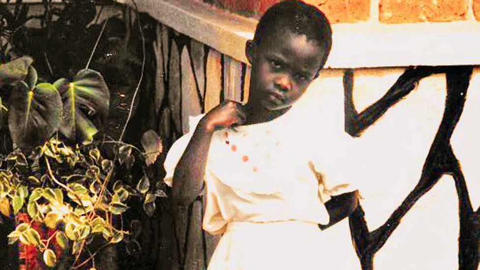 Victoria Uwonkunda aged eight