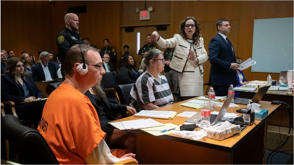 James and Jennifer Crumbley in court