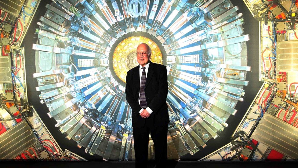 Peter Higgs at the Science Museum, London in 2013