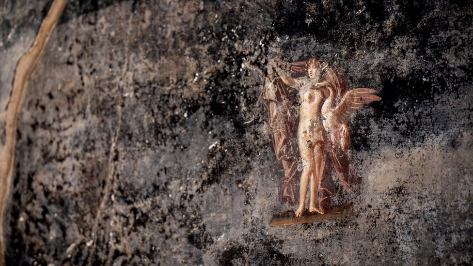 Arheologija i istorija: U drevnom gradu Pompeji pronađene freske koje oduzimaju dah 12 Fresco showing Leda and the Swan