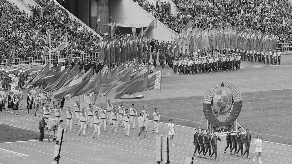 Opening ceremony of the 1984 "World Friendship Games"
