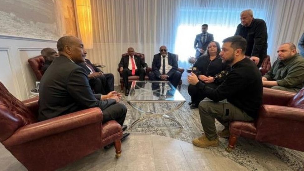 Da li se ukrajinski operativci bore protiv ruskog Vagnera u sudanskom ratu 2 General Abdel Fattah al-Burhan and Volodymyr Zelensky