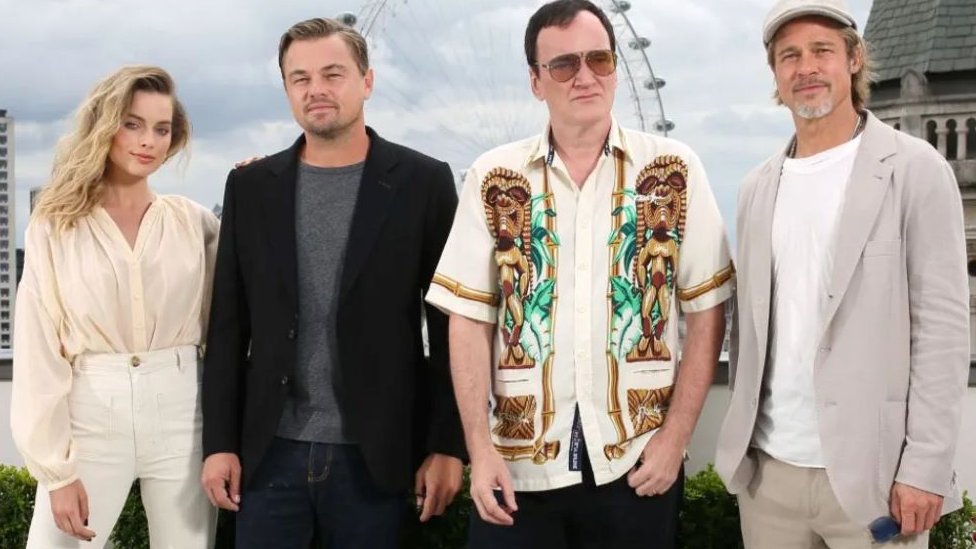 Margo Robi, Leonardo Dikaprio, Kventin Tarantino i Bred Pit