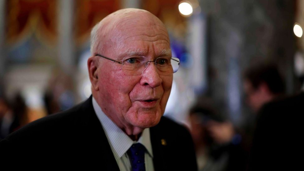 Izrael i Palestinci: Necah Jehuda - bataljon izraelske vojske kojem prete američke sankcije 9 Bivši američki senator iz Demokratske stranke Patrik Lihi bio je glavni predlagač zakona o uvođenju sankcija organizacijama optuženim za kršenje ljudskih prava