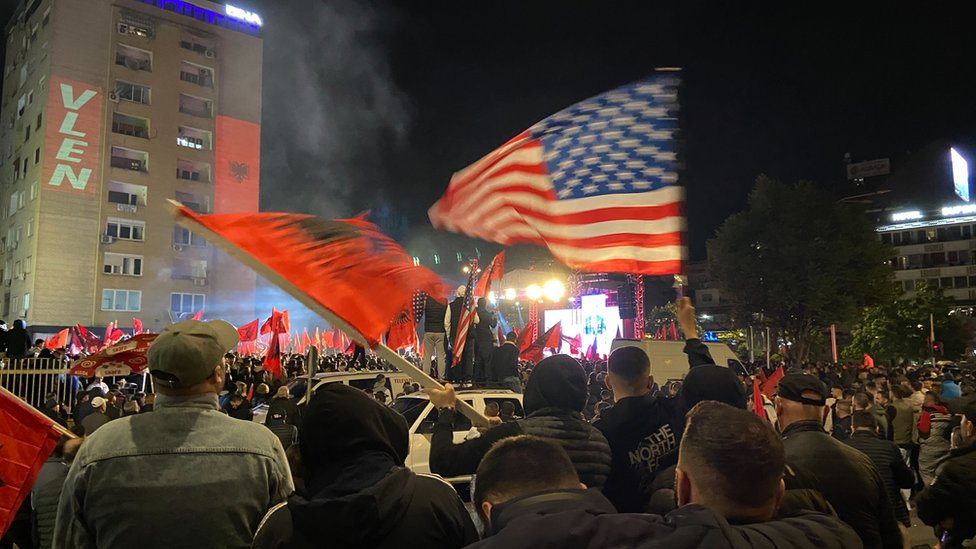 Izbori u Severnoj Makedoniji: Dva tabora, dve želje albanskih stranaka i - Aljbin Kurti 5 Miting