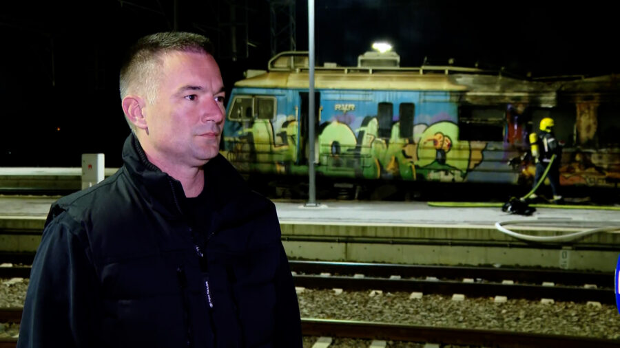 Direktor Srbijavoza: Požar u Batajnici najverovatnije podmetnuo neko od putnika 1