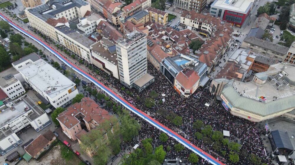 Na Dodikovom mitingu bilo 9.000 ljudi, a ne 50.000 kako tvrdi MUP RS: Arhiv javnih skupova procenio broj učesnika u Banjaluci 1