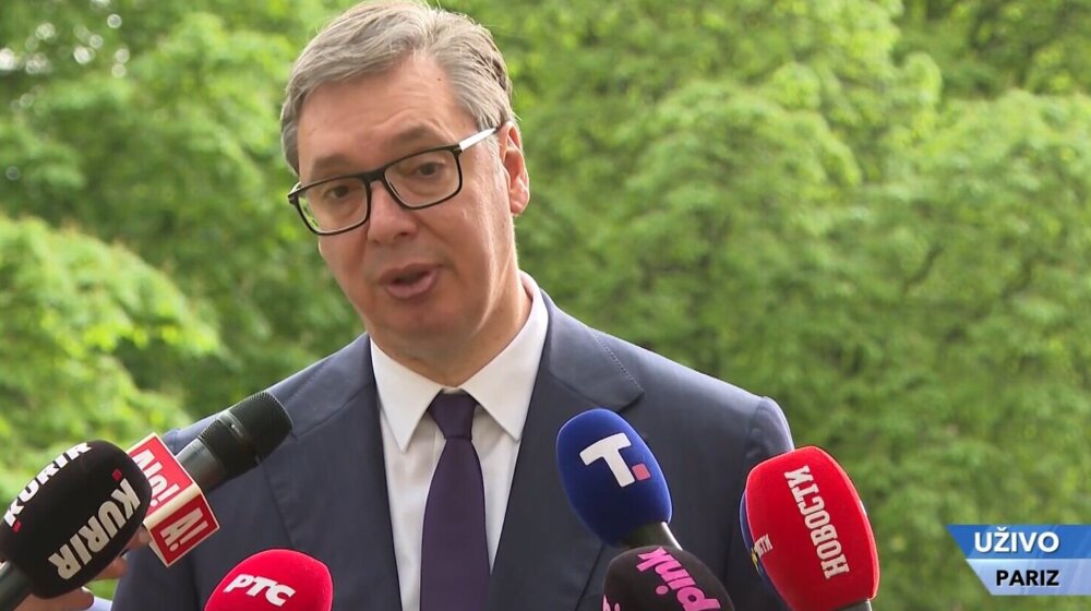 Vučić: Ostaću nasamo sa Makronom večeras, posle večere - razgovor ne samo o bilateralnim odnosima nego i o geopolitici 1