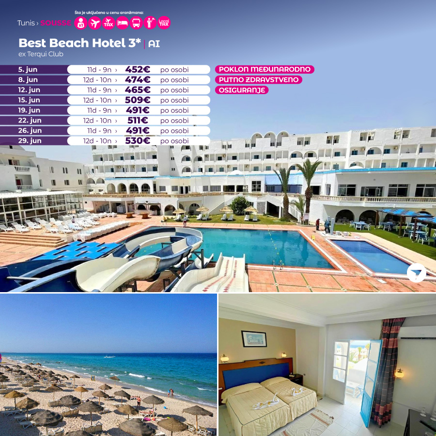 8, 11 ili 12 dana avionom na Afričkom Mediteranu već od 449€: Otkrijte! 19 8, 11 ili 12 dana avionom na Afričkom Mediteranu već od 449€: Otkrijte! 11